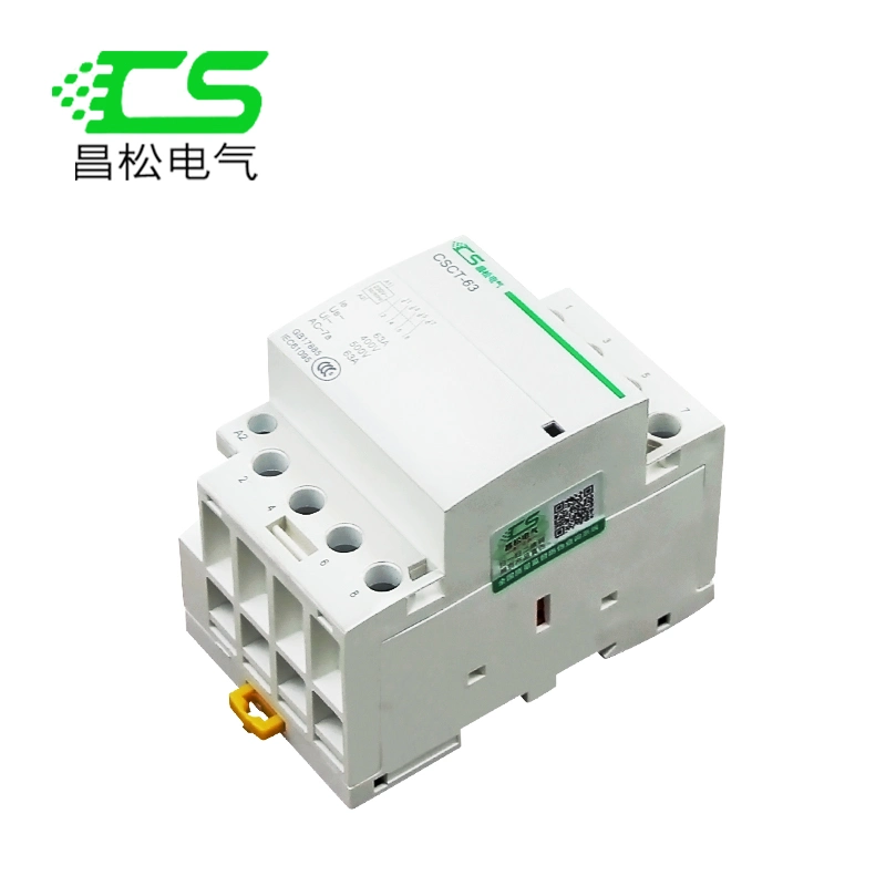 CT-63 110V 63A 2 Pole Universal Circuit Control DIN Rail Mount Modular Contactor Coil