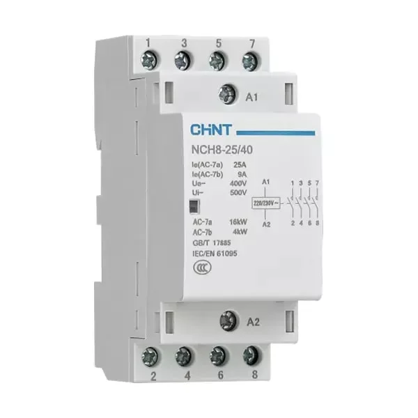 Chint Nch8 20A 25A 40A 63A Chnt DIN Rail Modular Contactor