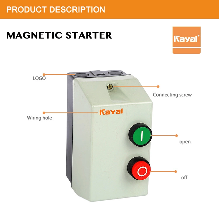 Kayal Free Sample Magnetic Motor Control Starter 380V 50 / 60Hz