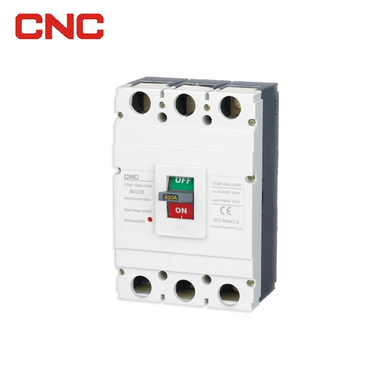 CNC Ycm1 Series MCCB Circuit Breakers 63A 100A 125A 250A 400A 630A 800A 3p 4p 400V/690V Electric Moulded Case Circuit Breakers