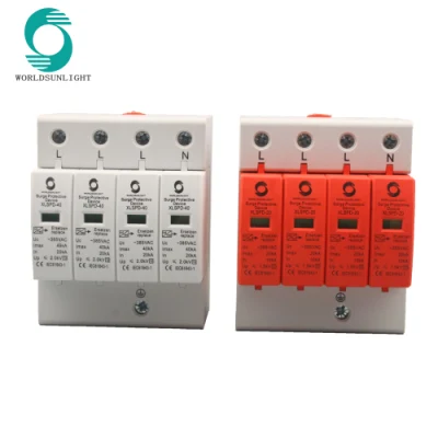4p 20-40ka 10-20ka 275V 385V AC DIN Rail SPD Household Low Voltage Surge Protective Device
