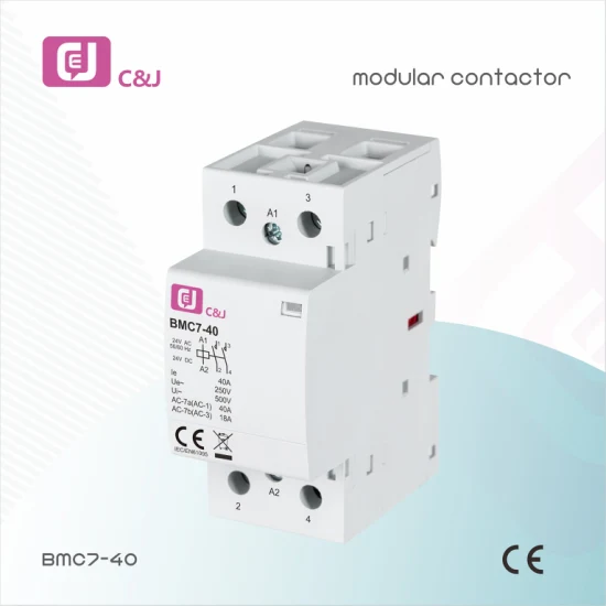 Manufacture Supply BMC7-63 4p 63A Household AC DC Contactor Modular Contactor