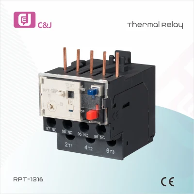 0.1-13A Adjustable Thermal Overload Relay with High Breaking Capacity