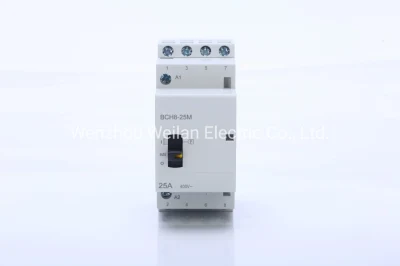 Modular Household AC Contactor 1no1nc 16A-25A 220V 4p with Manual Operation